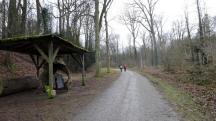 Wanderroute auf der Schwerdfegerstrae durch den Kaiserwald